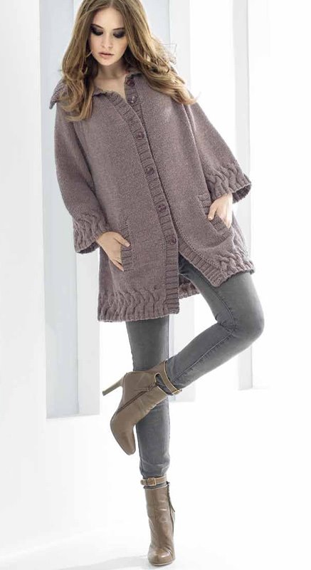 Jacke BINGO melange von Lana Grossa