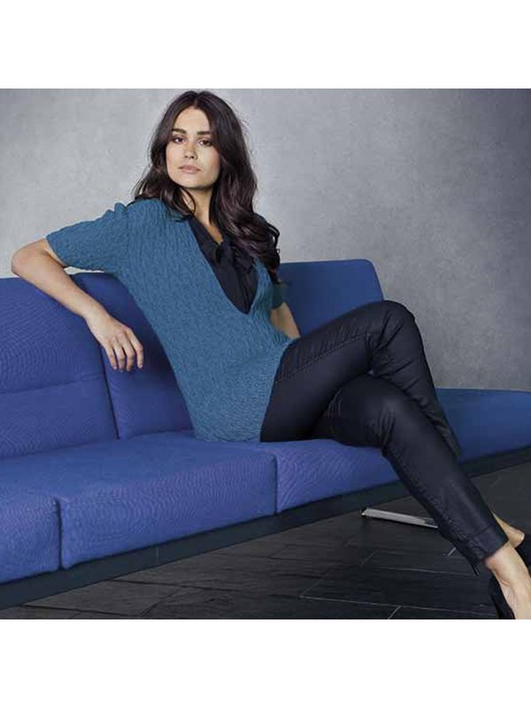Tunika COOL WOOL Big Melange (GOTS) von Lana Grossa