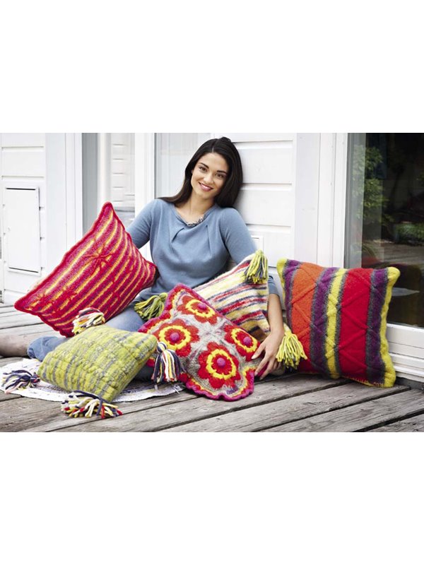 Lana Grossa GESTREIFTES KISSEN Feltro