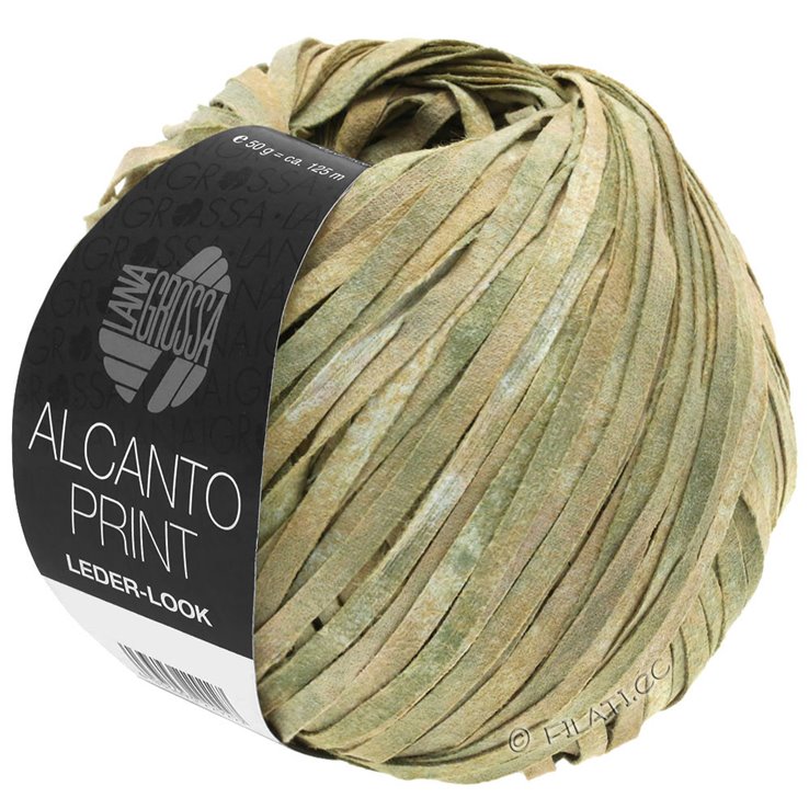 ALCANTO Print - von Lana Grossa | 101-Natur/Beige/Graugrün