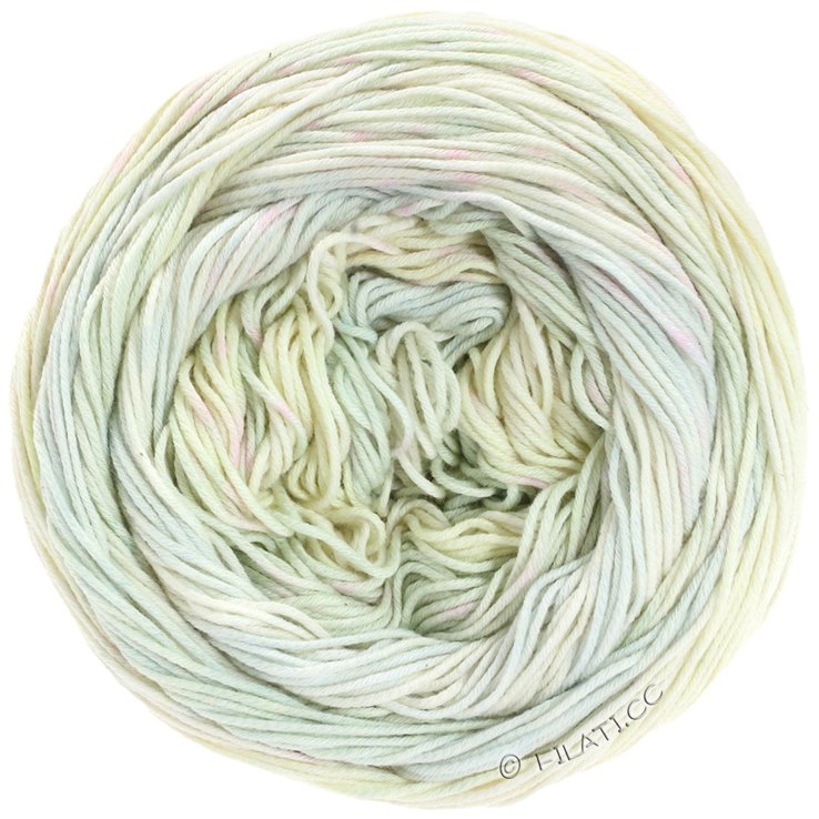 ARUBA (Linea Pura) - von Lana Grossa | 06-Pastellgrün/Pastellgelb/Ecru