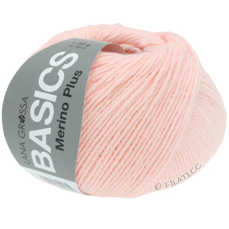 MERINO PLUS Basics - von Lana Grossa | 001-Hellrosa