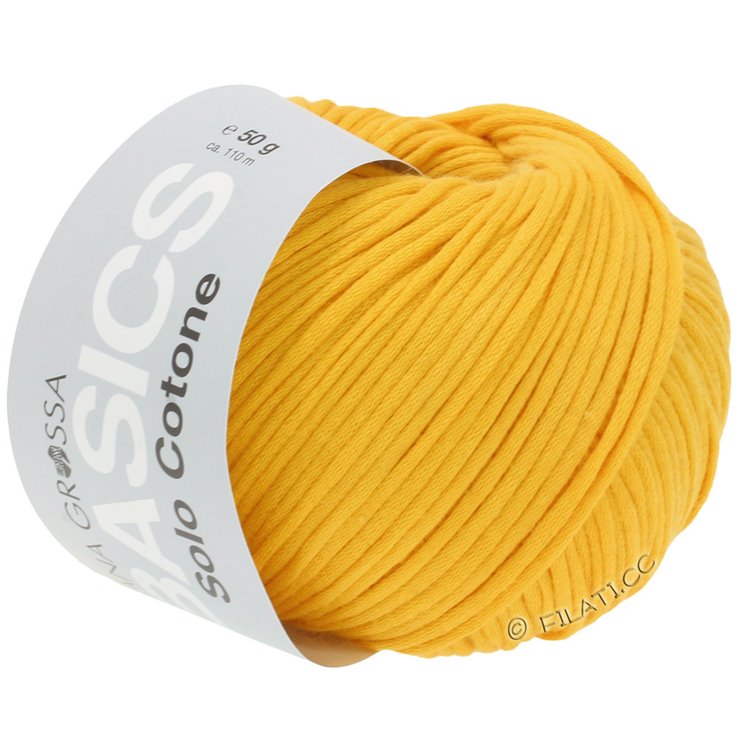 Lana Grossa SOLO COTONE Basics | 15-Gelb