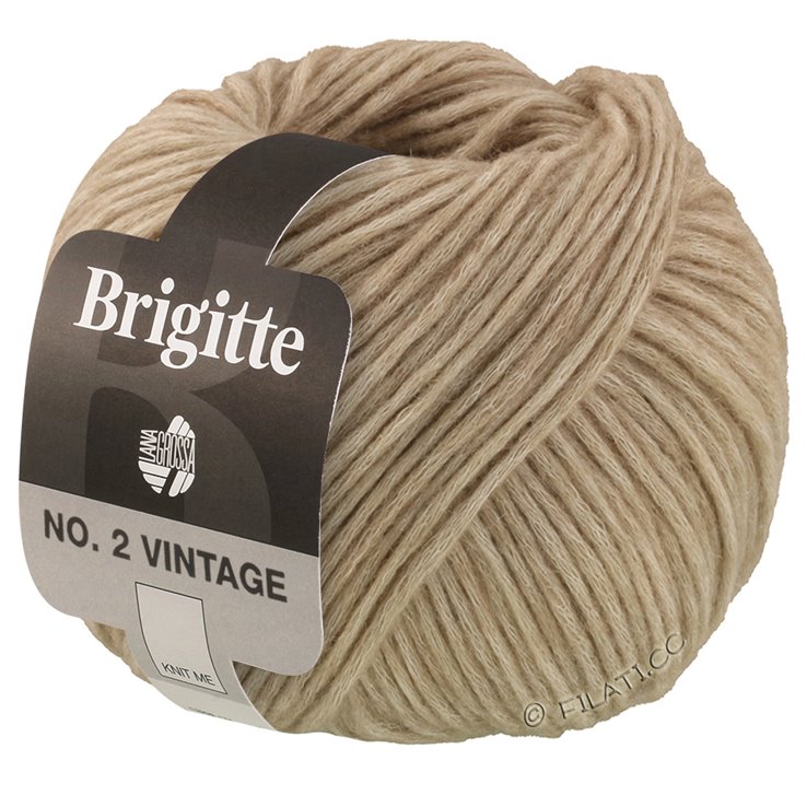 BRIGITTE NO. 2 Vintage - von Lana Grossa | 201-Graubeige meliert