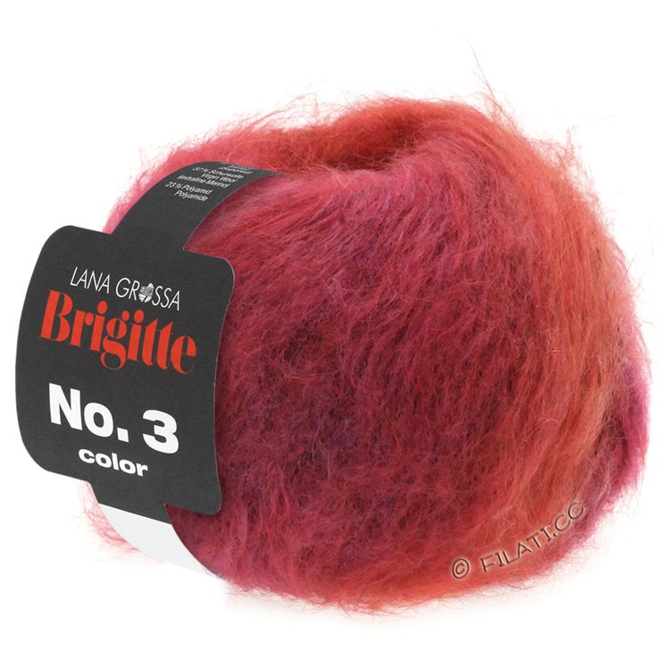 BRIGITTE NO. 3 Color - von Lana Grossa | 101-Fuchsia/Orange/Pink