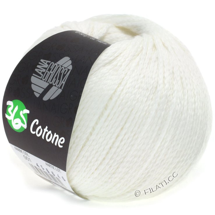 365 COTONE - von Lana Grossa | 01-Weiß