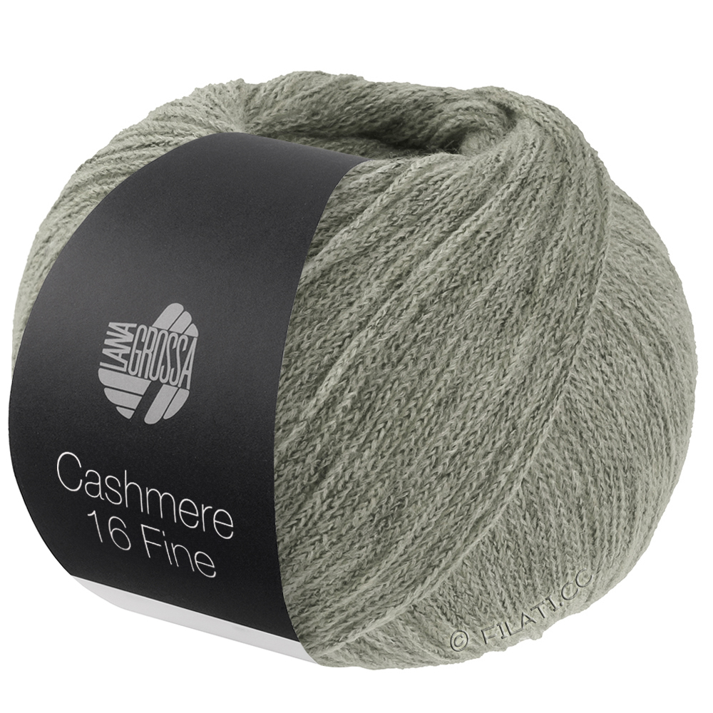 CASHMERE 16 FINE - von Lana Grossa | 072-Helles Graugrün