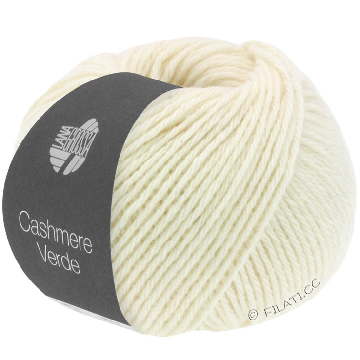 CASHMERE VERDE - von Lana Grossa | 01-Rohweiß