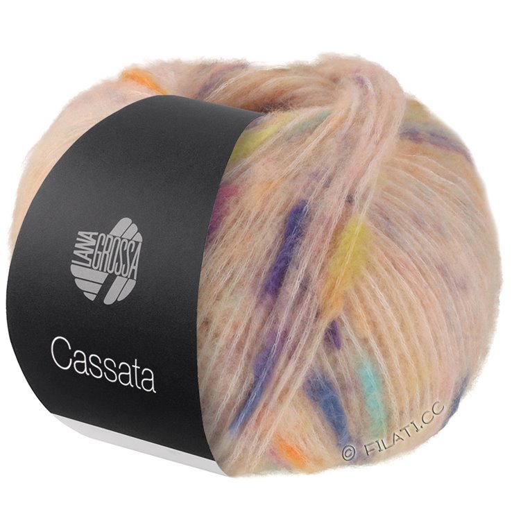 CASSATA - von Lana Grossa | 01-Pfirsich/Blau/Gelb/Orange/Flieder