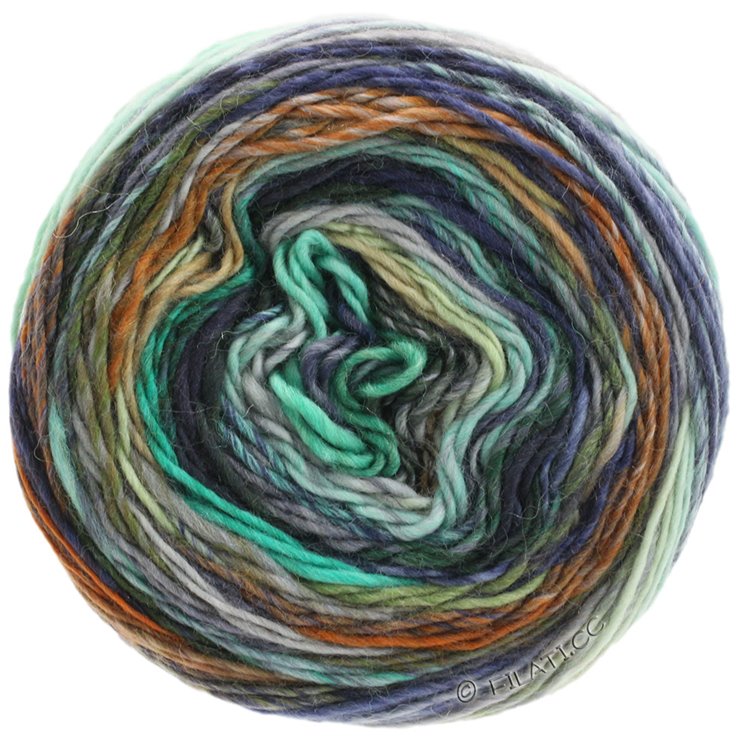 COLORISSIMO - von Lana Grossa | 01-Mint/Hellblau/Aubergine/Hellgrau/Dunkelgrau/Braun