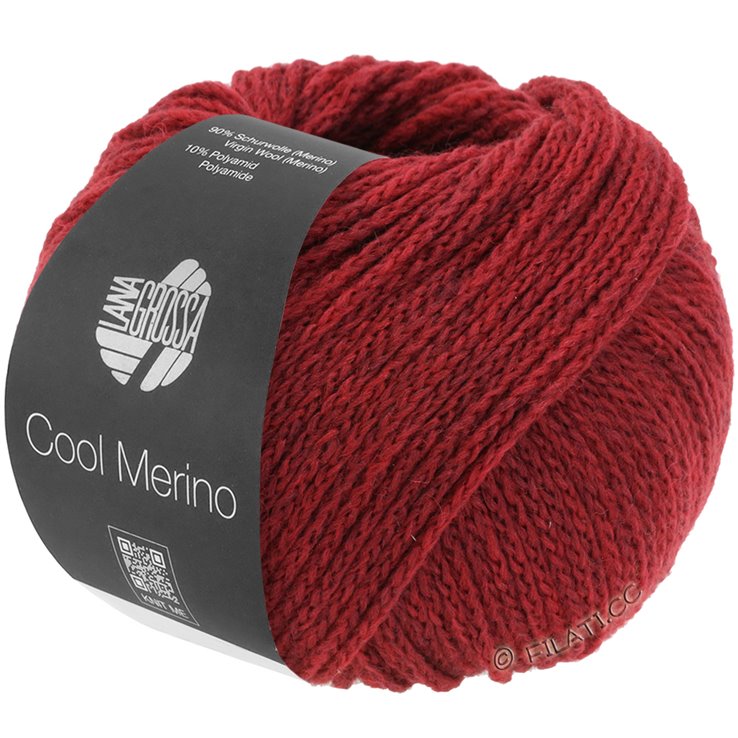 COOL MERINO - von Lana Grossa | 001-Dunkelrot