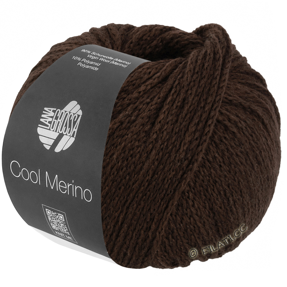 COOL MERINO - von Lana Grossa | 044-Dunkles Graubraun