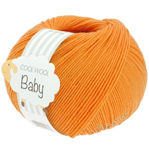 COOL WOOL Baby Uni/Print 50g - von Lana Grossa | 294-Orange