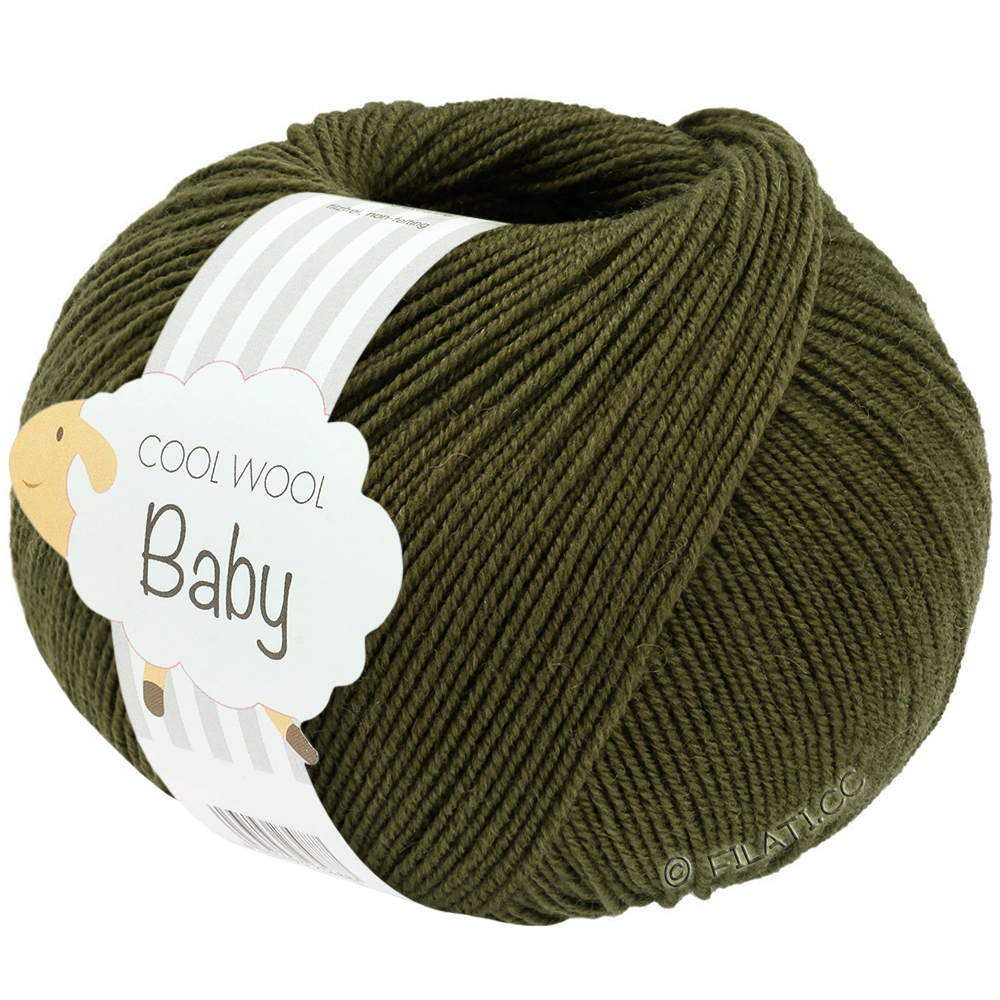 COOL WOOL Baby Uni/Print 50g - von Lana Grossa | 349-Waldgrün