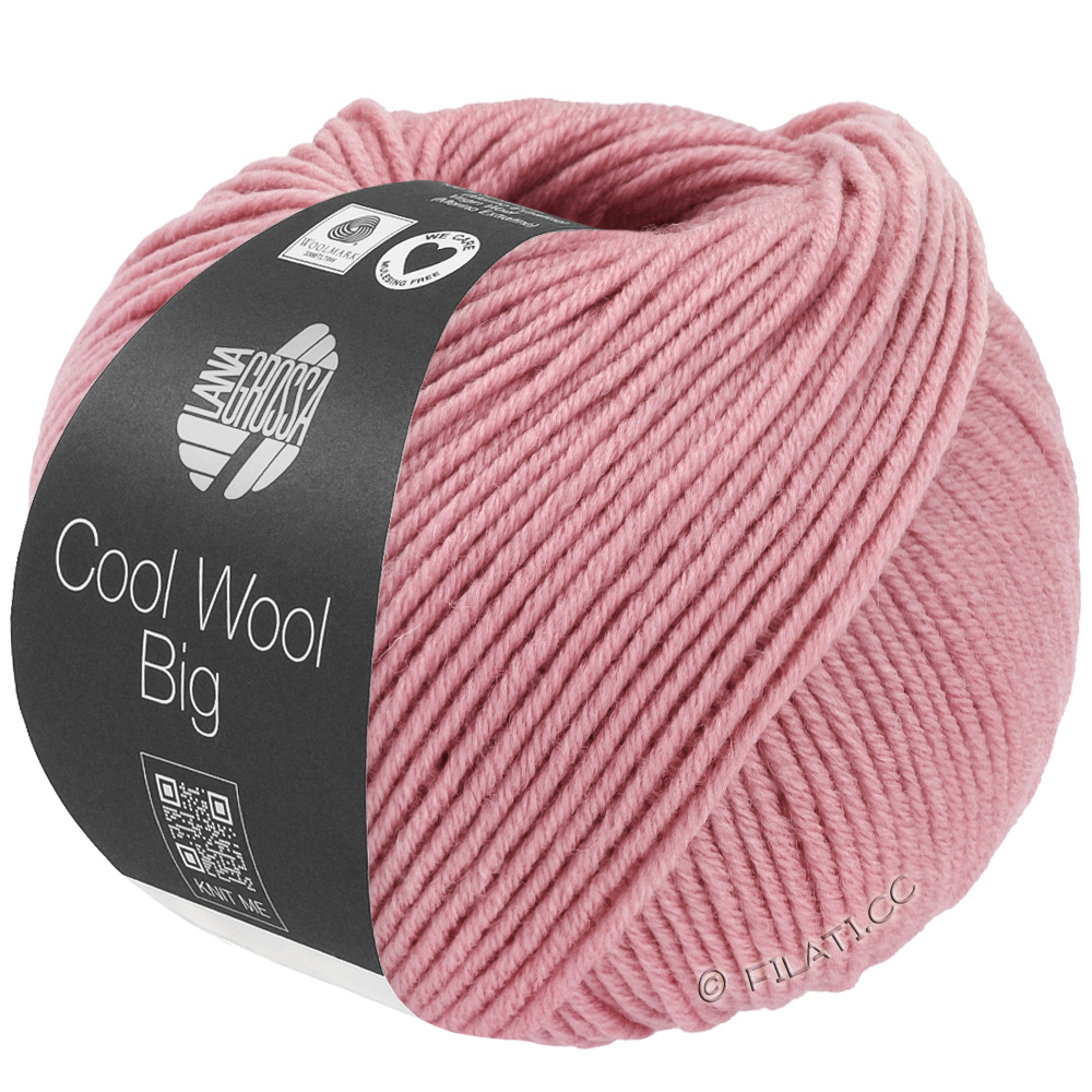 COOL WOOL Big Mélange (We Care) - von Lana Grossa | 1697-Rosa meliert