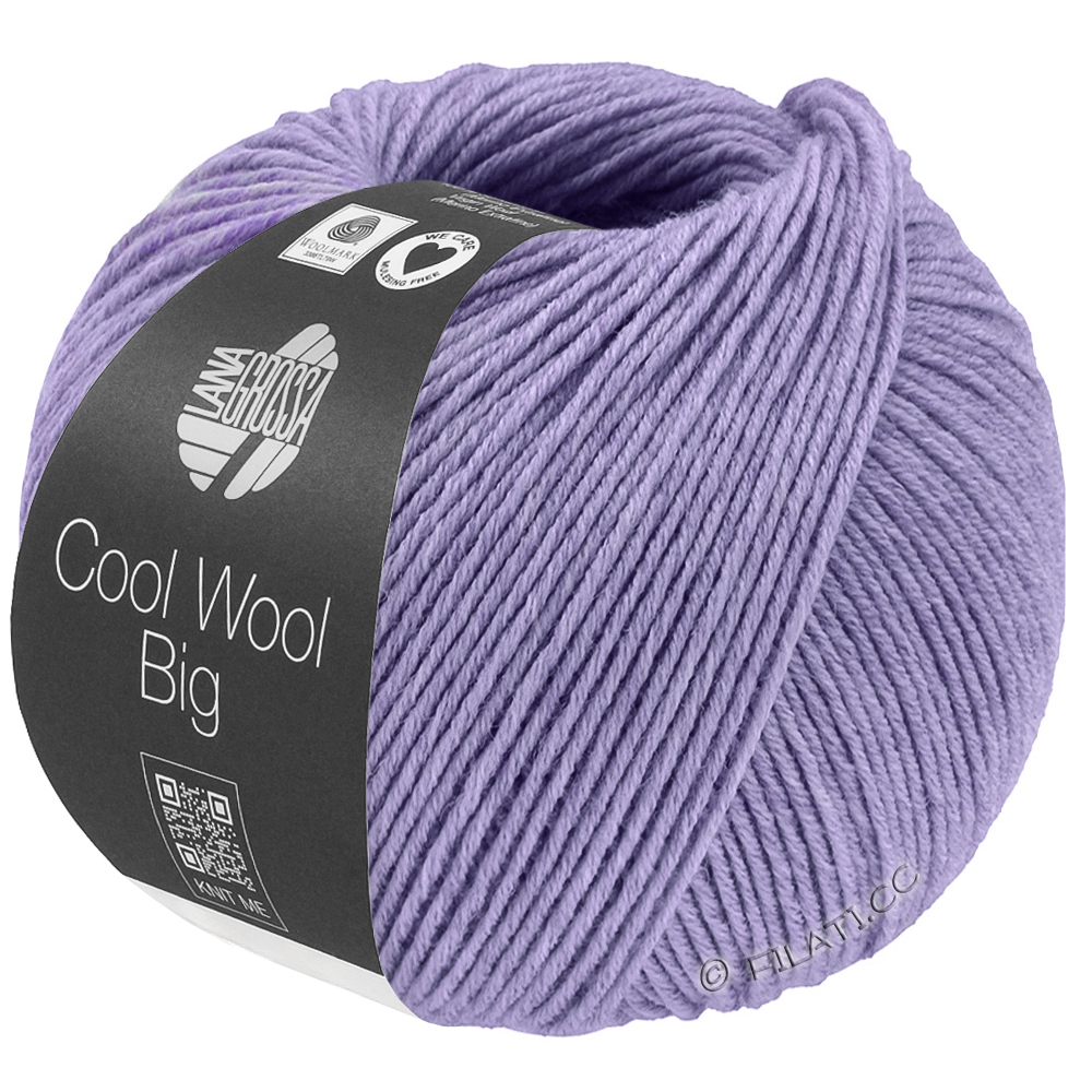 COOL WOOL Big Mélange (We Care) - von Lana Grossa | 1698-Lila meliert
