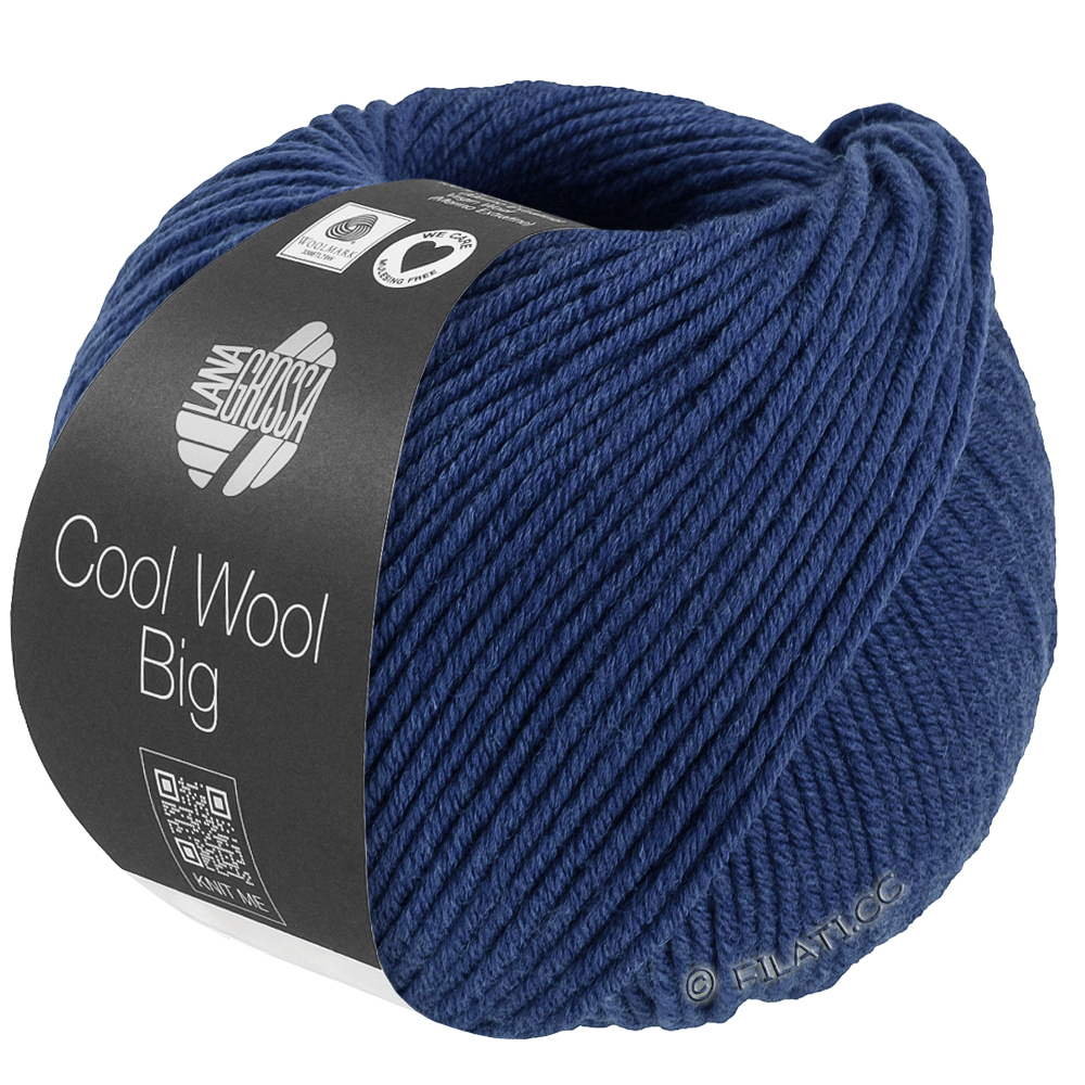 COOL WOOL Big Mélange (We Care) - von Lana Grossa | 1704-Dunkelblau meliert