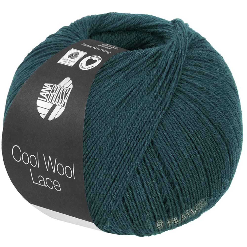 COOL WOOL Lace - von Lana Grossa | 69-Dunkelpetrol