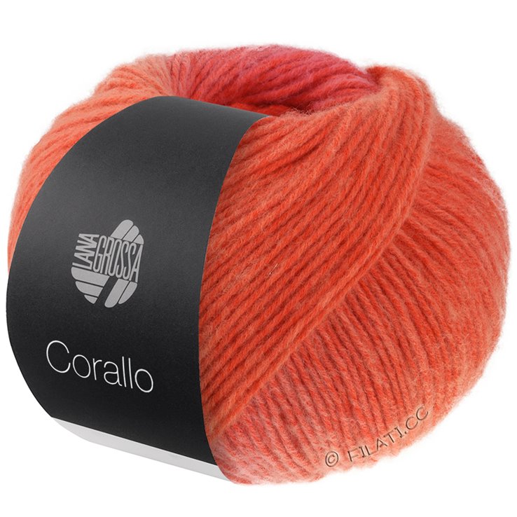 Lana Grossa CORALLO 100G | 02-Himbeer/Rot