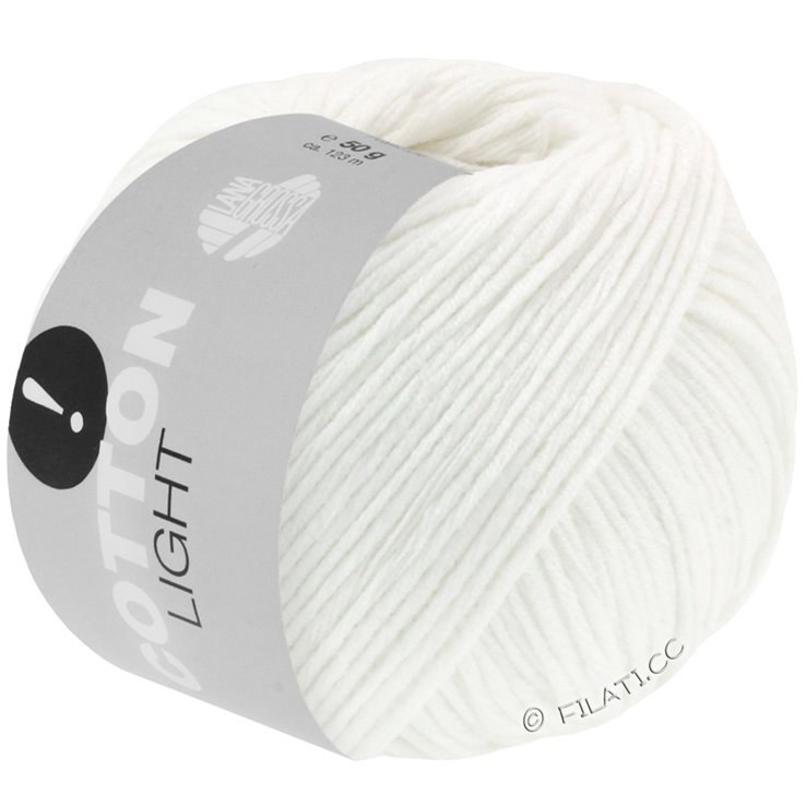 Lana Grossa COTTON LIGHT | 01-Weiß