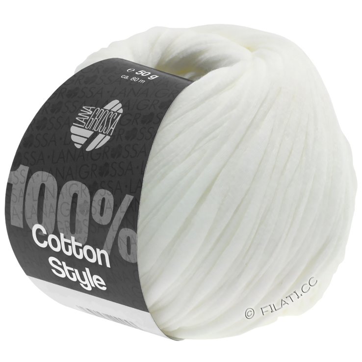 COTTON STYLE - von Lana Grossa | 01-Weiß