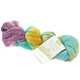 Lana Grossa ECOPUNO Hand-dyed | 507-Hellblau/Gelb/Orange/Grau/Brombeer/Türkis/Schwarzblau