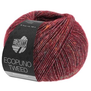 ECOPUNO Tweed - von Lana Grossa | 312-Weinrot meliert