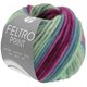 Lana Grossa FELTRO Print | 1311-Petrol/Graugrün/Rotviolett