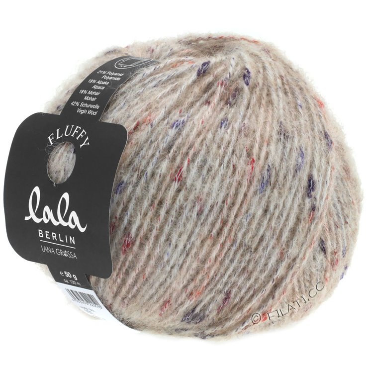 FLUFFY (lala BERLIN) - von Lana Grossa | 101-Natur/Beige meliert