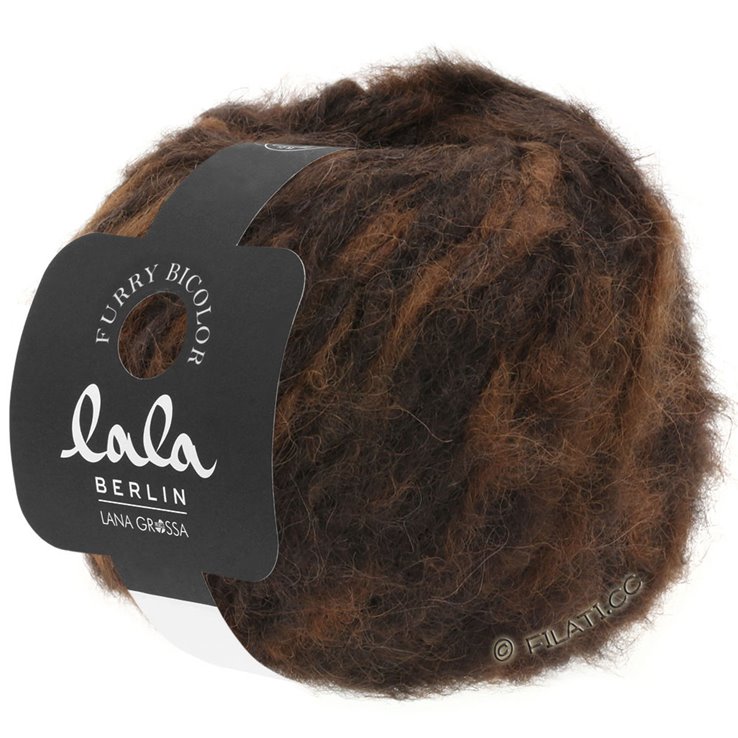 FURRY Bicolor (lala BERLIN) - von Lana Grossa | 104-Braun/Mokka