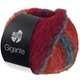 Lana Grossa GIGANTE | 18-Dunkelpetrol/Dunkelgrau/Mausgrau/Orientrot/Tomatenrot