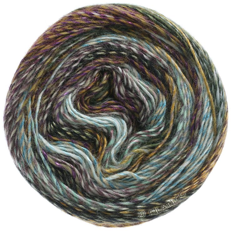 GIOIA - von Lana Grossa | 101-Silber/Mint/Graubeige/Aubergine/Graugrün/Gold/Schwarz