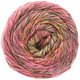 GOMITOLO SUMMER TWEED - von Lana Grossa | 03-Dunkelgrau/Zyklam/Gelb/Azalee/Apricot