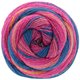 GOMITOLO TOSCA - von Lana Grossa | 165-Dunkelpetrol/Pink/Rotviolett/Brombeer/Goldgelb