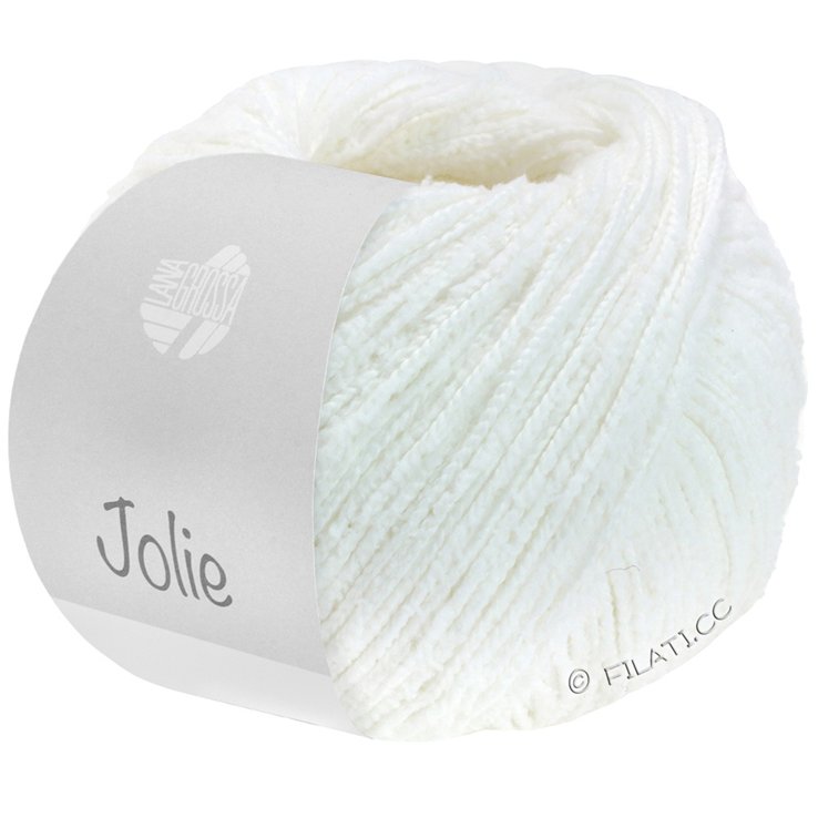 Lana Grossa JOLIE Uni & Dégradé | 001-Weiß