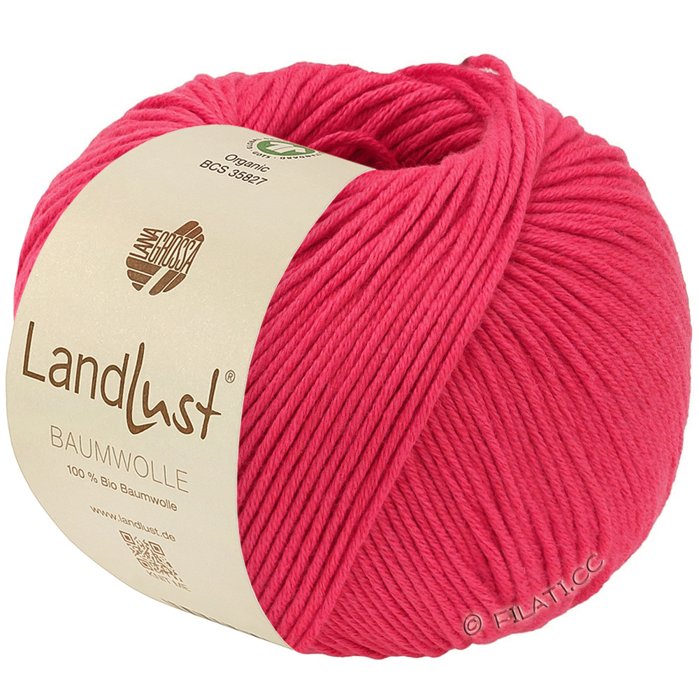 LANDLUST BAUMWOLLE (GOTS) - von Lana Grossa | 35-Fuchsia