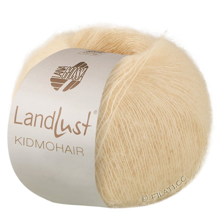 LANDLUST KIDMOHAIR - von Lana Grossa | 02-Eierschale