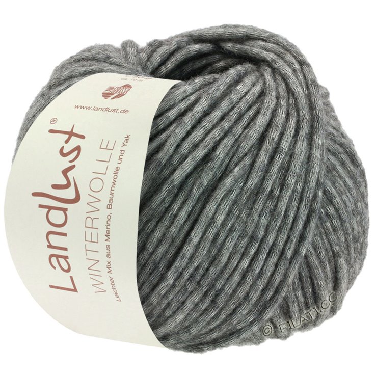 Lana Grossa LANDLUST WINTERWOLLE | 08-Mittelgrau meliert