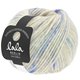 Lana Grossa LOVELY COTTON Inserto (lala BERLIN) | 109-Rohweiß/Taubenblau/Hellblau
