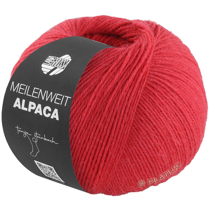 Lana Grossa MEILENWEIT 6-FACH 150g Alpaca | 1003-Rot