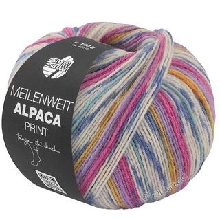 MEILENWEIT 6-FACH 150g Alpaca Print von Lana Grossa