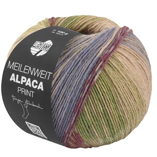 MEILENWEIT 6-FACH 150g Alpaca Print von Lana Grossa