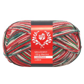 MEILENWEIT 6-FACH 150g Merino Christmas Lurex von Lana Grossa