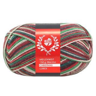 MEILENWEIT 6-FACH 150g Merino Christmas Lurex von Lana Grossa