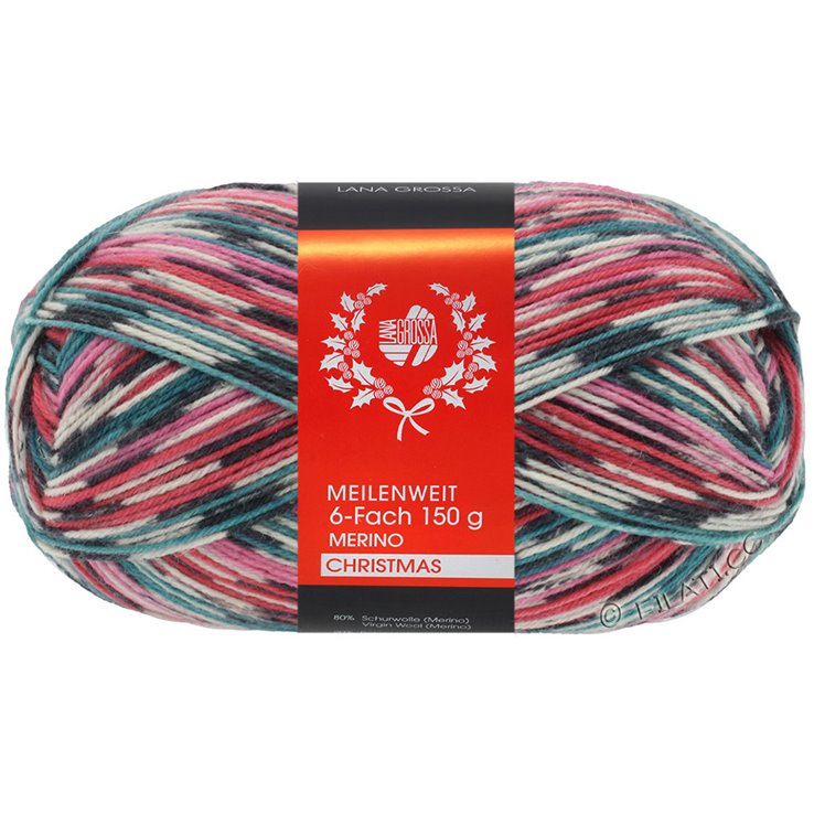 MEILENWEIT 6-FACH 150g Merino Christmas - von Lana Grossa | 0315-