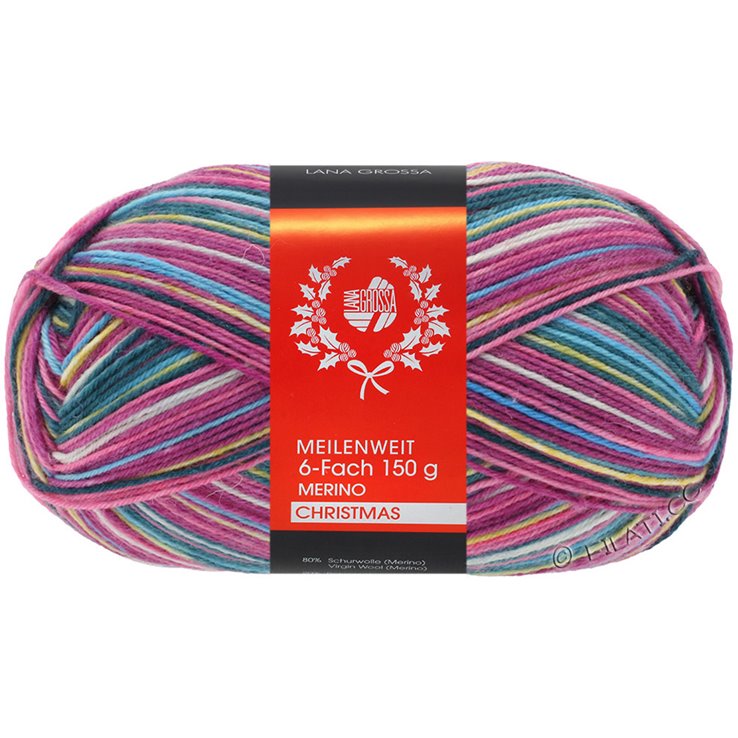 MEILENWEIT 6-FACH 150g Merino Christmas - von Lana Grossa | 0318-