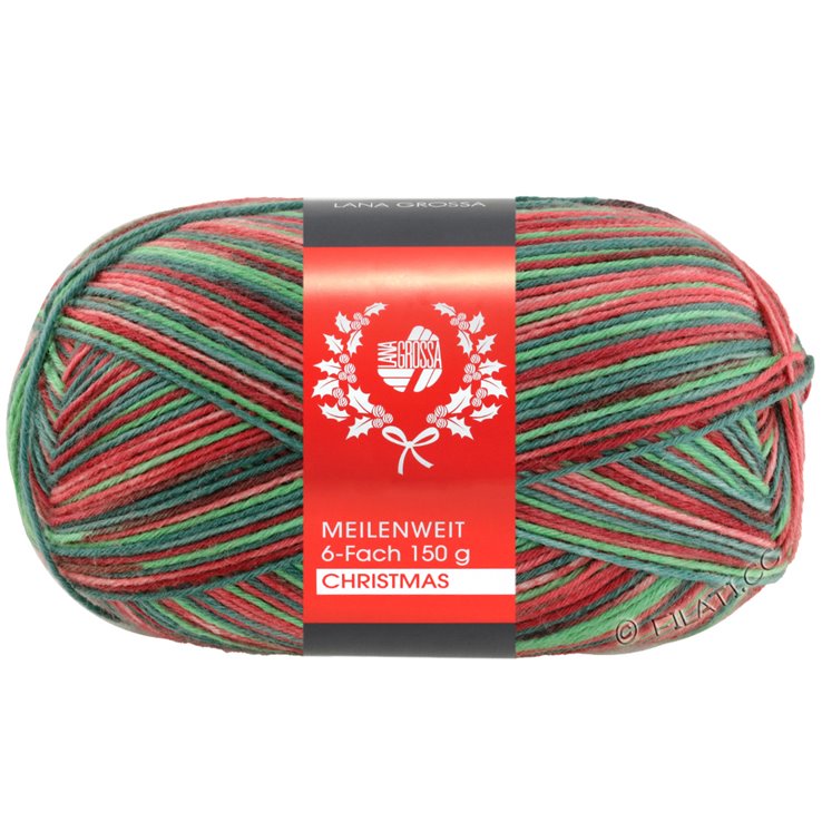 MEILENWEIT 6-FACH 150g Merino Christmas - von Lana Grossa | 621-