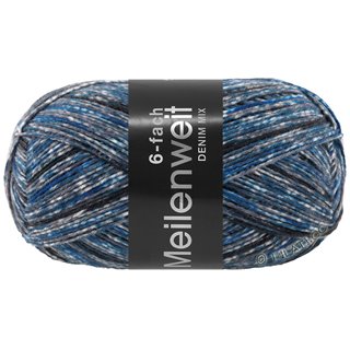 MEILENWEIT 6-FACH 150g DENIM MIX von Lana Grossa