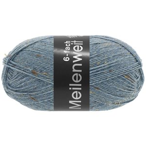 MEILENWEIT 6-FACH 150g Mouliné/Print/Tweed - von Lana Grossa | 9227-Jeansblau meliert