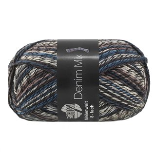 MEILENWEIT 8-FACH 150g Denim Mix von Lana Grossa